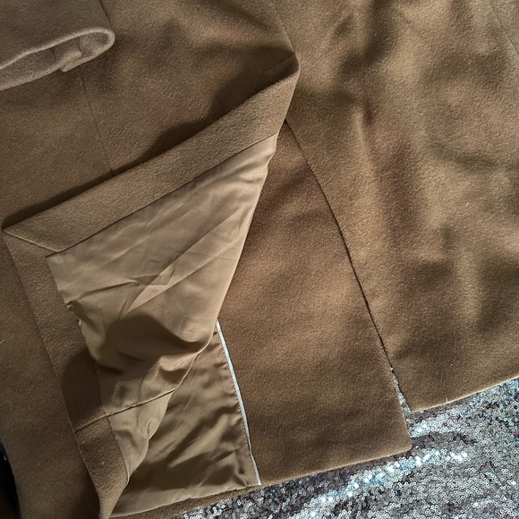 LOFT Women Double Breasted Tan Coat Jacket Size XXL - Picture 13 of 16